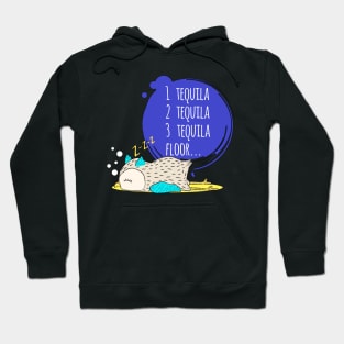 Funny Alcohol Tequila Lover Quote - Cute Drunk Owl Hoodie